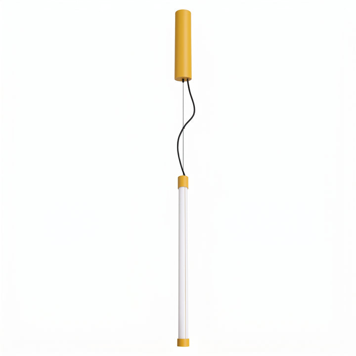 Suspension tube TRANG jaune vue d'ensemble