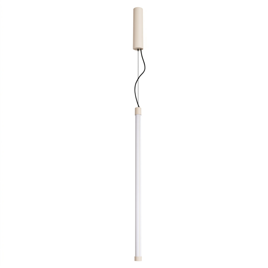 Suspension tube TRANG beige vue d'ensemble