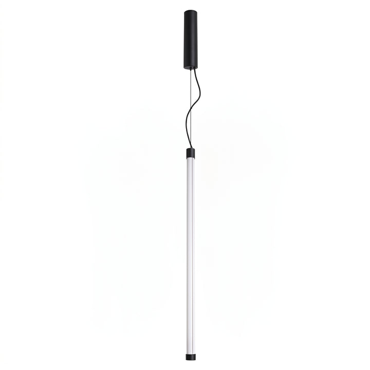 Suspension tube TRANG noir vue d'ensemble