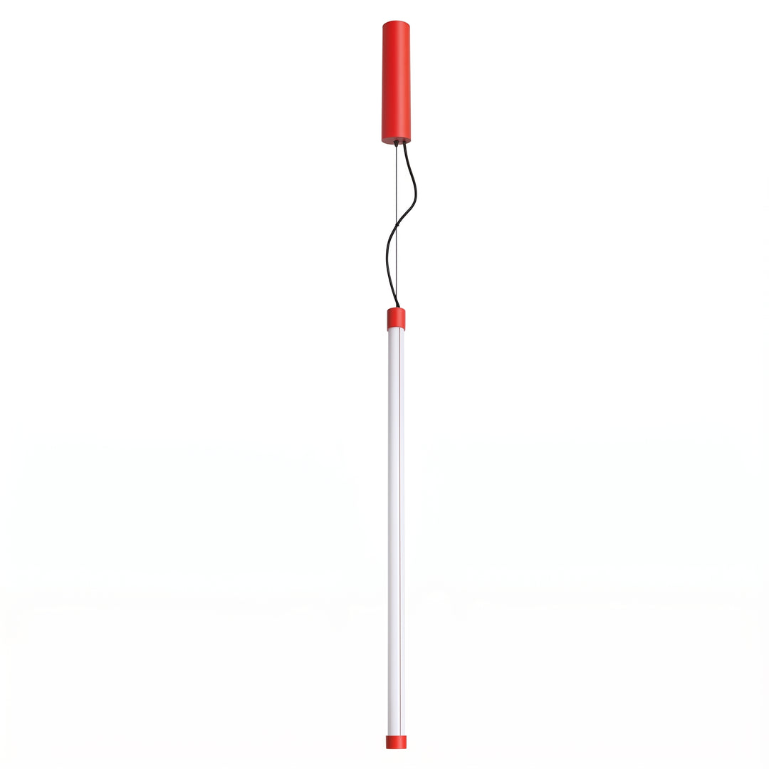Suspension tube TRANG rouge vue d'ensemble
