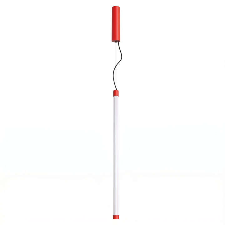 Suspension tube TRANG rouge vue d'ensemble