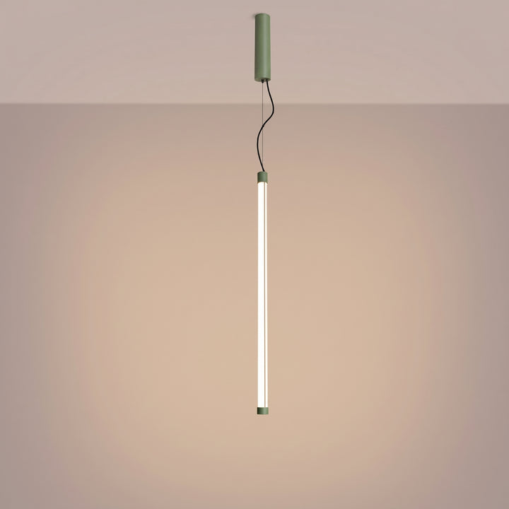 Suspension tube TRANG sauge allumée, suspendue