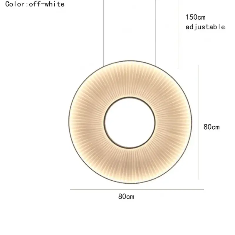 Suspension design moderne led blanc cassé stylé chic