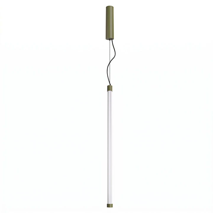 Suspension tube TRANG vert olive vue d'ensemble