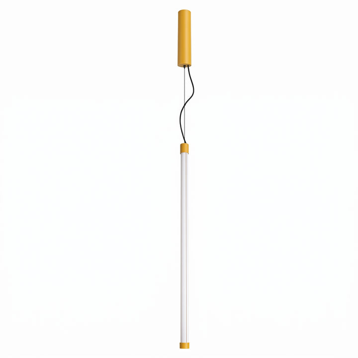 Suspension tube TRANG jaune vue d'ensemble