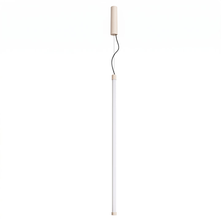 Suspension tube TRANG beige vue d'ensemble