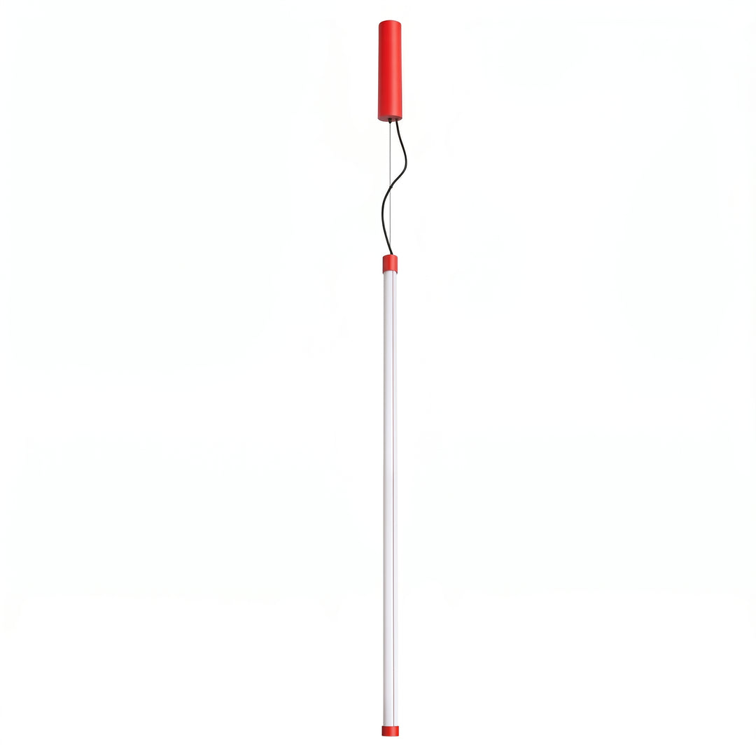 Suspension tube TRANG rouge vue d'ensemble