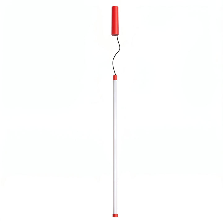 Suspension tube TRANG rouge vue d'ensemble