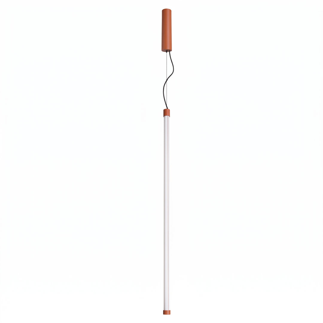 Suspension tube TRANG ocre rouge vue d'ensemble