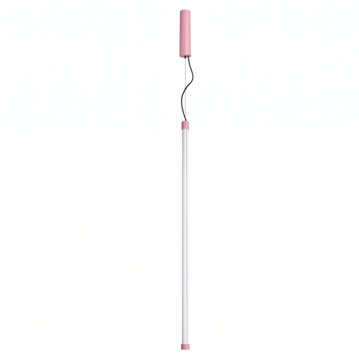 Suspension tube TRANG rose vue d'ensemble