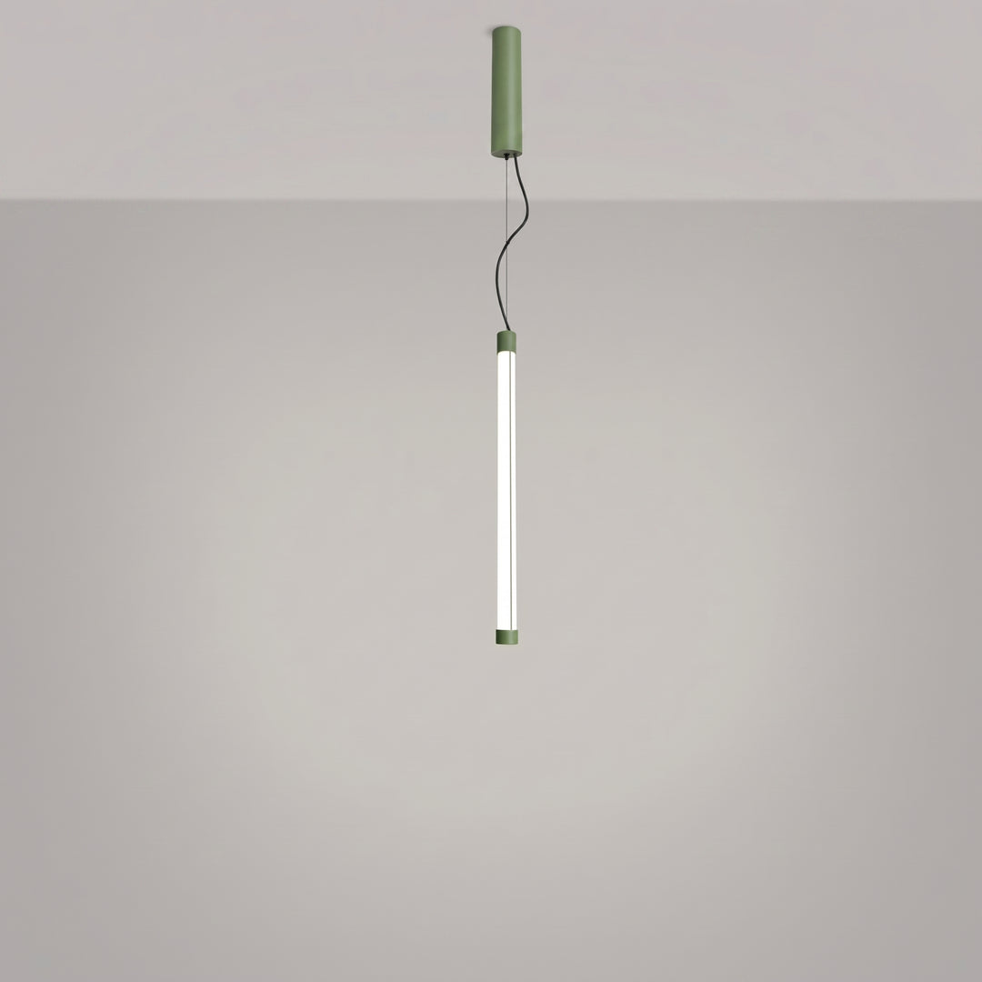 Suspension tube TRANG sauge allumée, suspendue