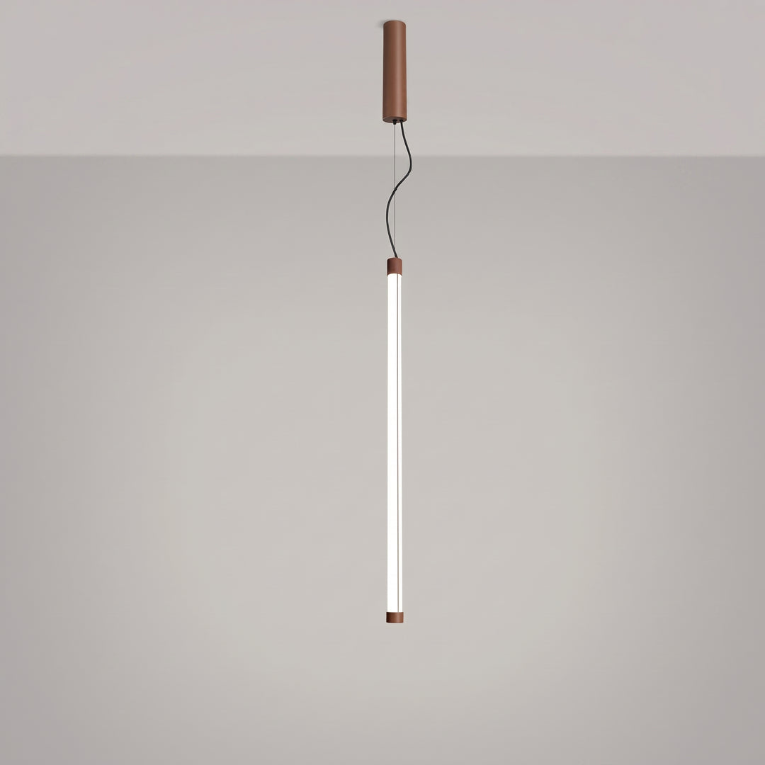 Suspension tube TRANG moka allumée, suspendue