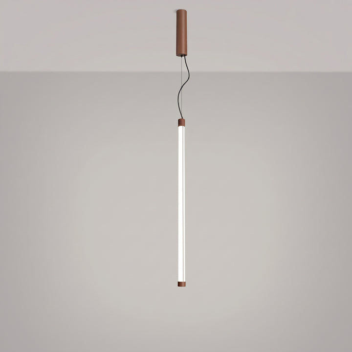 Suspension tube TRANG moka allumée, suspendue