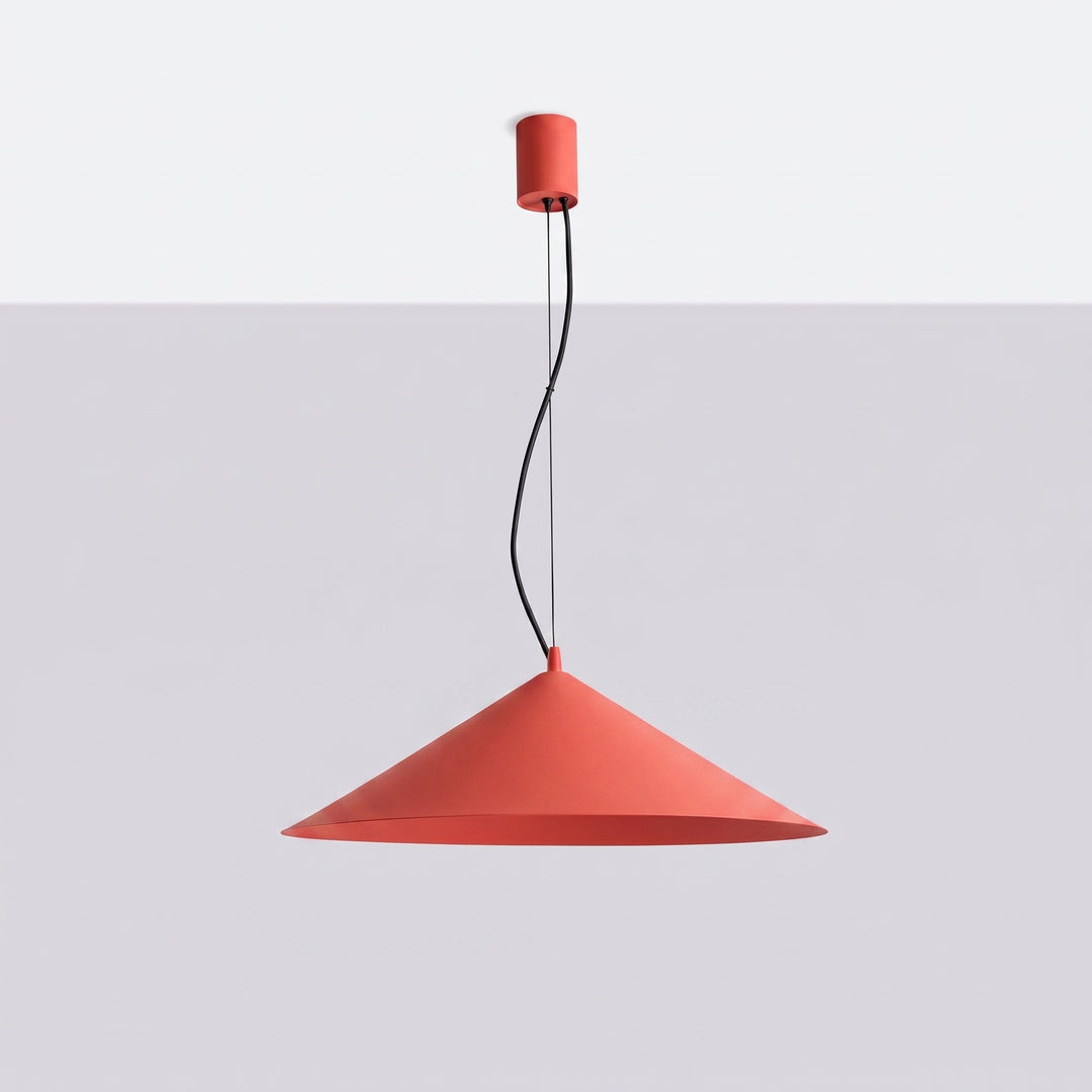 Suspension FINT rouge éteinte, suspendue