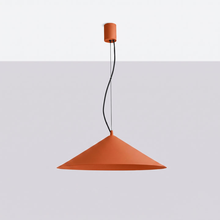 Suspension FINT ocre rouge éteinte, suspendue
