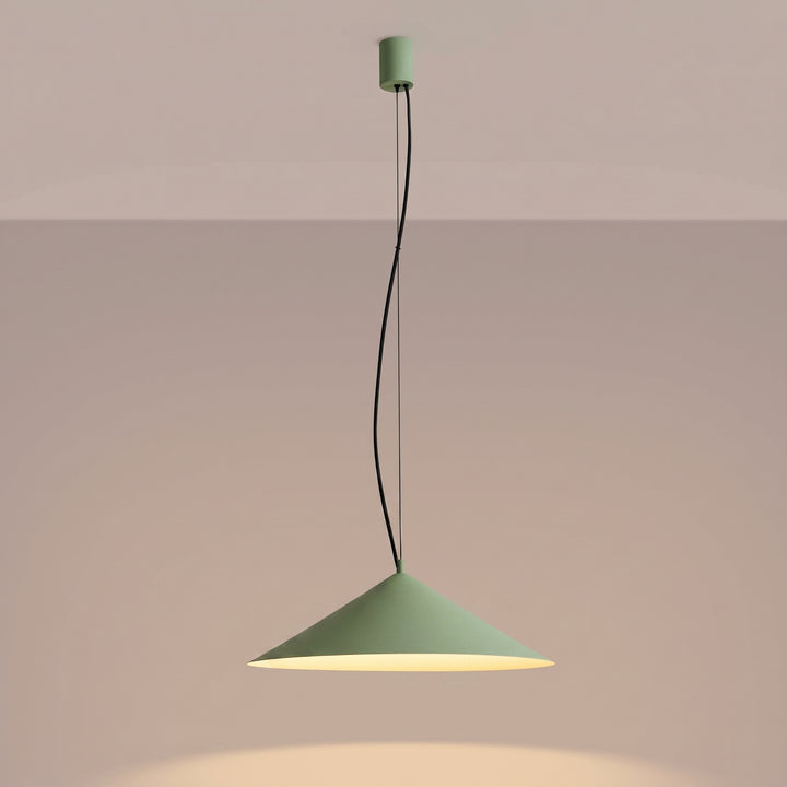 Suspension FINT sauge allumée, lumière vers le bas