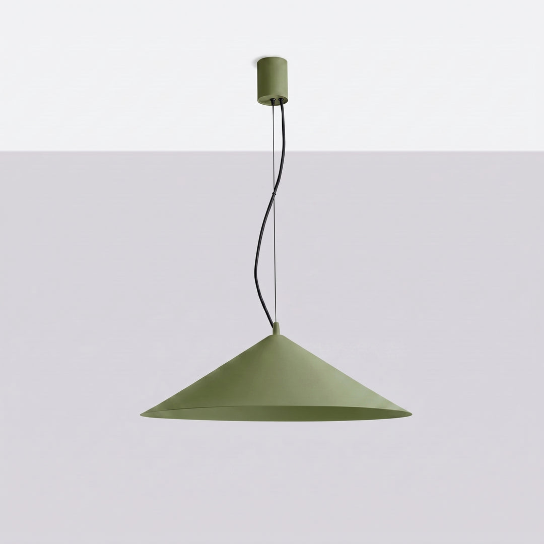 Suspension FINT vert olive éteinte, suspendue