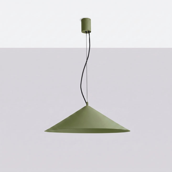 Suspension FINT vert olive éteinte, suspendue