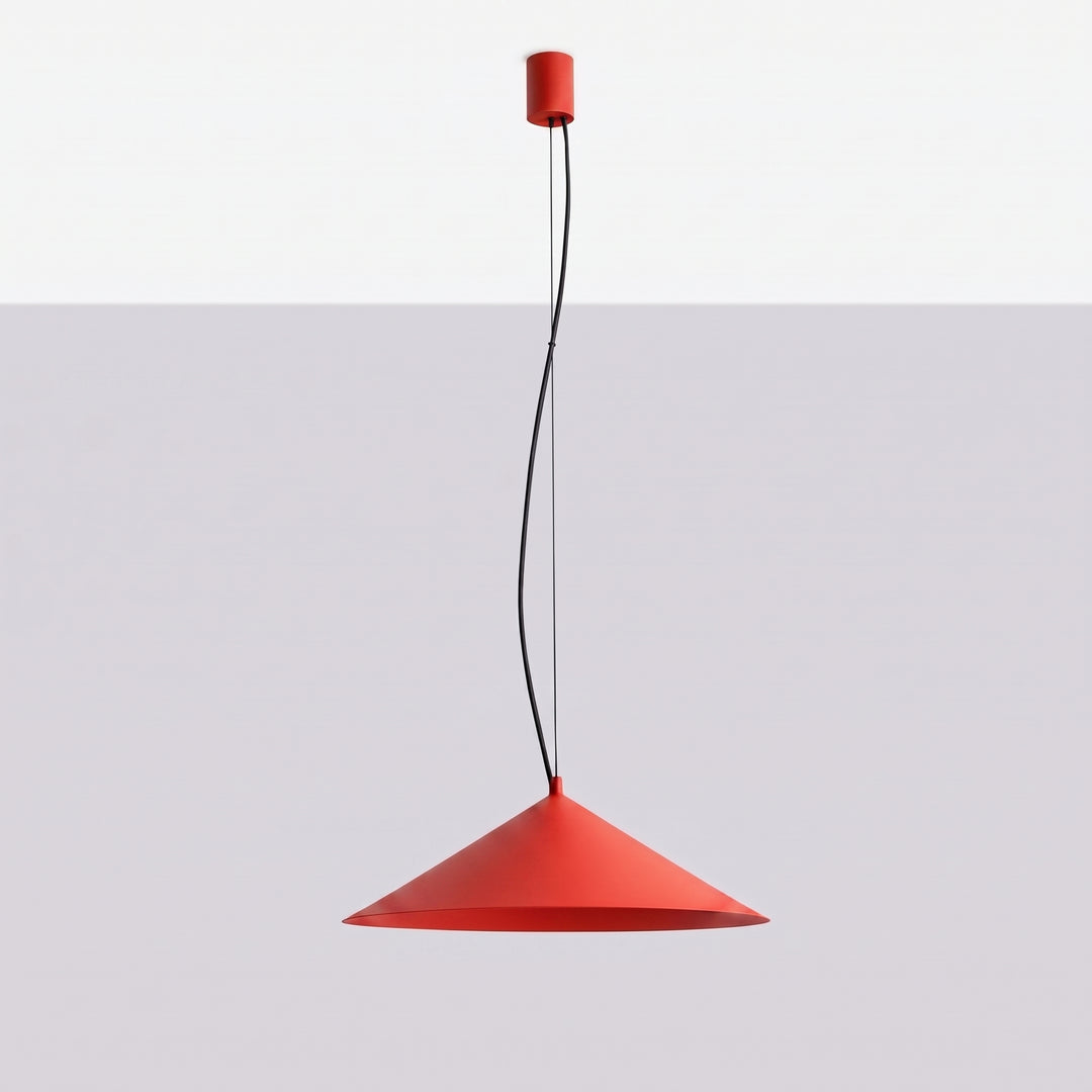 Suspension FINT rouge éteinte, suspendue