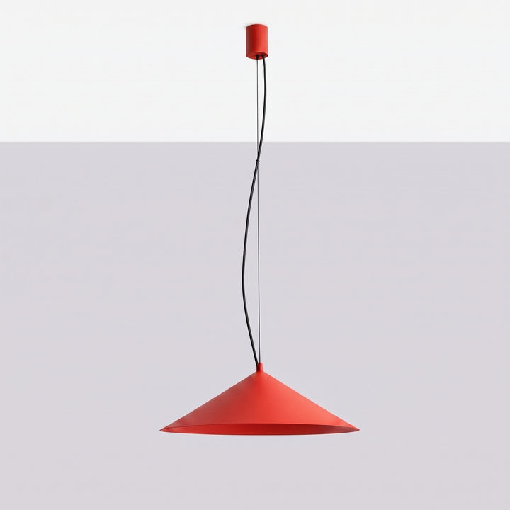 Suspension FINT rouge éteinte, suspendue