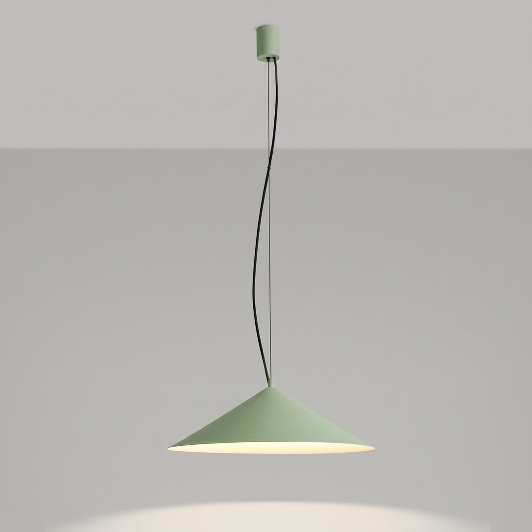 Suspension FINT sauge allumée, lumière vers le bas