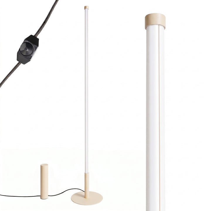 Lampadaire TRANG beige détail du câble