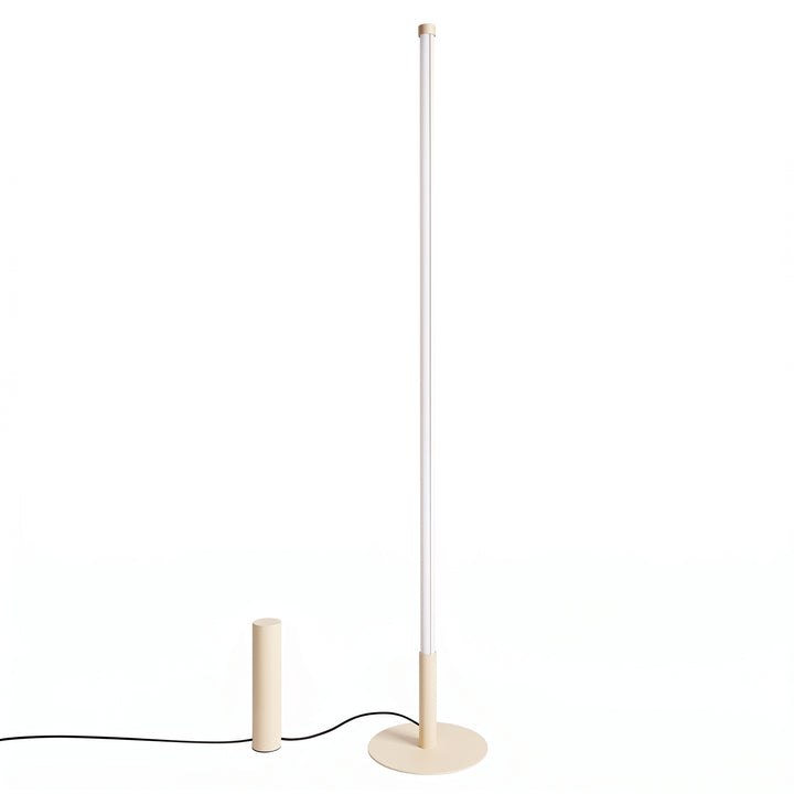Lampadaire TRANG beige vue d'ensemble