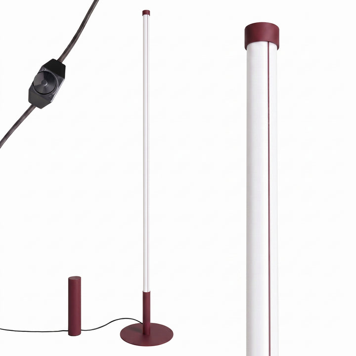 Lampadaire TRANG bordeaux détail du câble