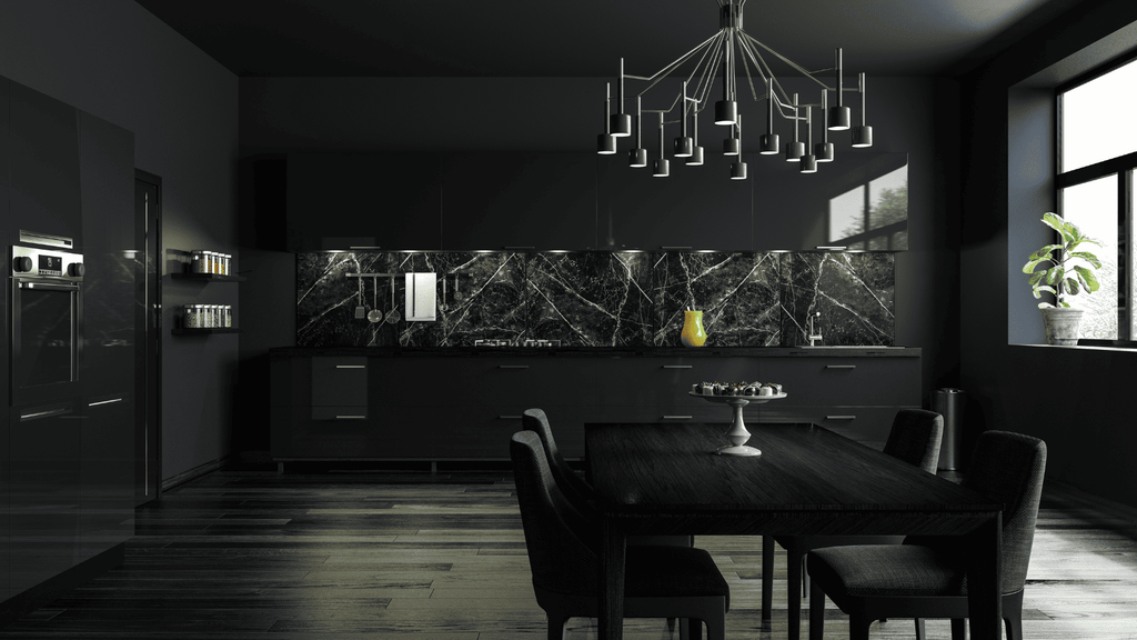 Applique murale noire