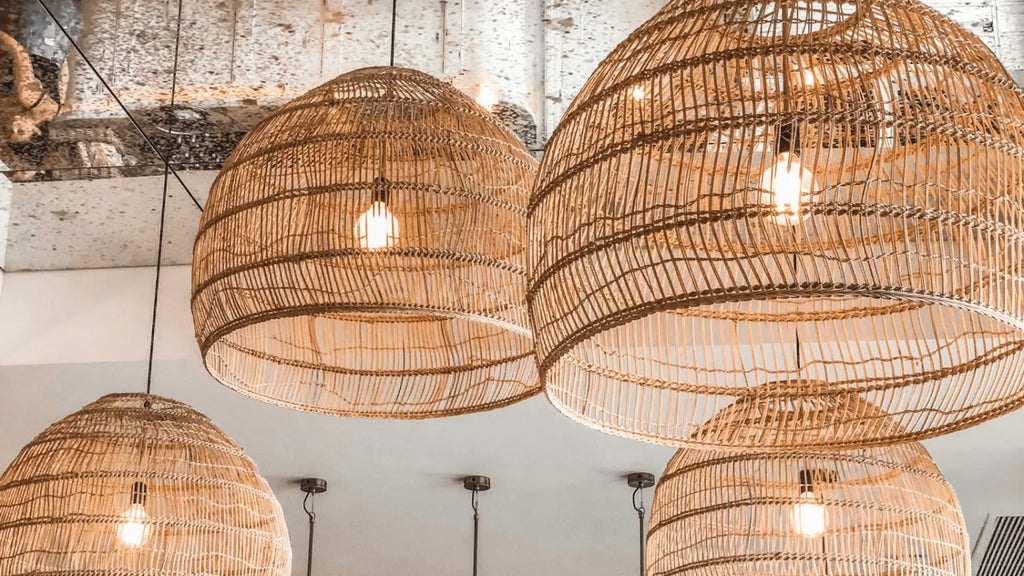 Types de lampes en bambou