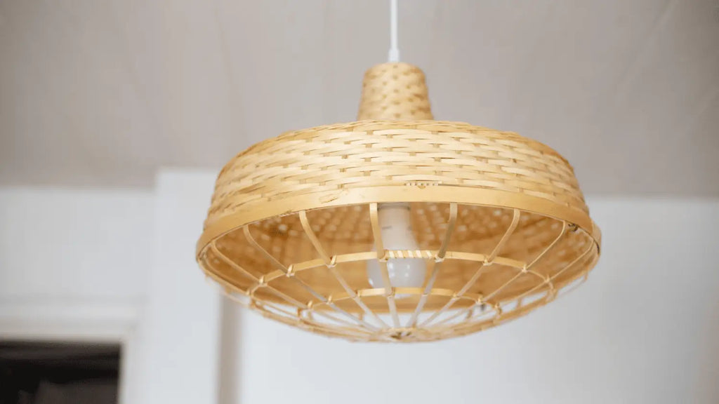 Lámpara de diseño de estilo natural