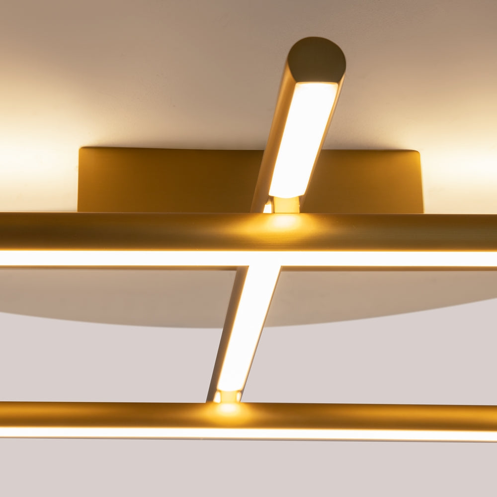 Luminaire Plafonnier | RADIANCE (Branches Dorées)