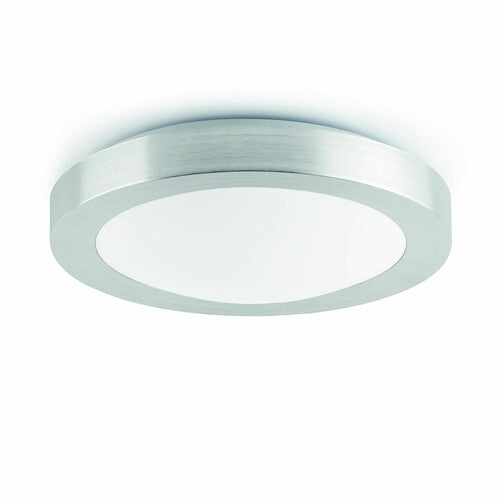 Plafonnier Logos 350 nickel satiné de Faro Barcelona