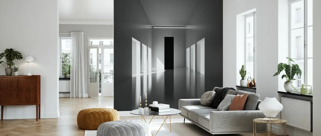 Papel pintado luminoso y tecnologías integradas