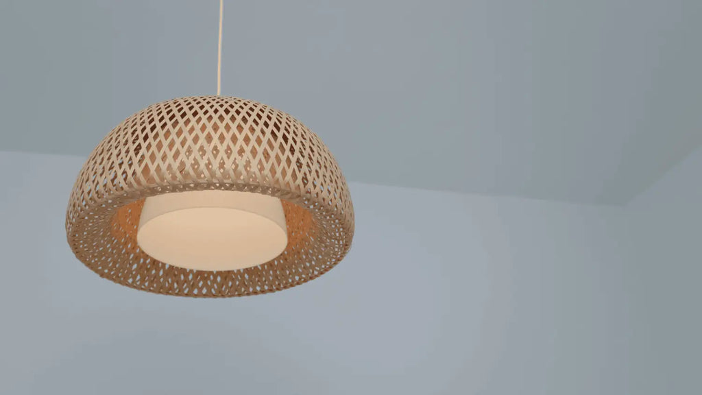 Styles et designs variés de plafonniers en bambou