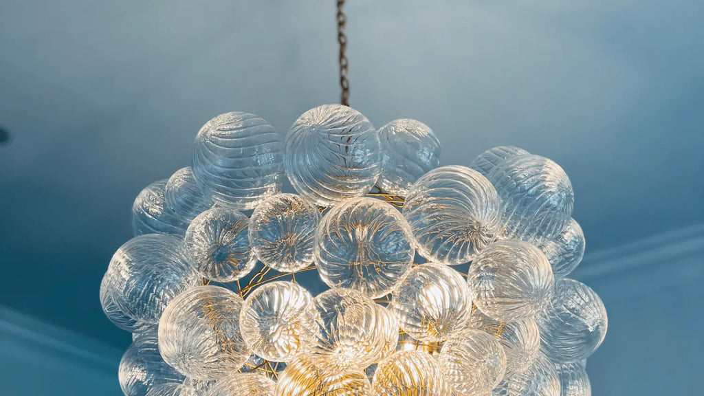 Choix de plafonniers en verre pour chaque espace