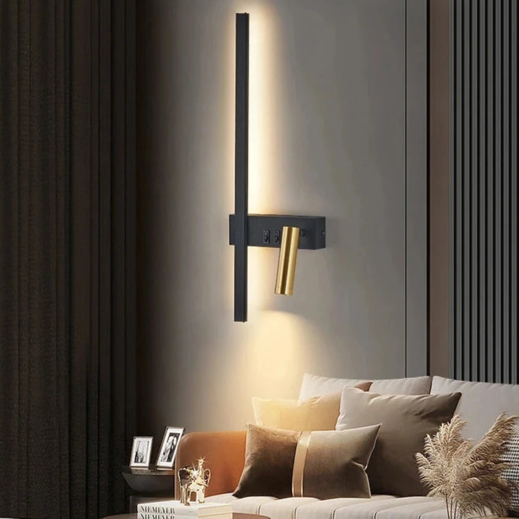 Grande applique murale LED ajustable

