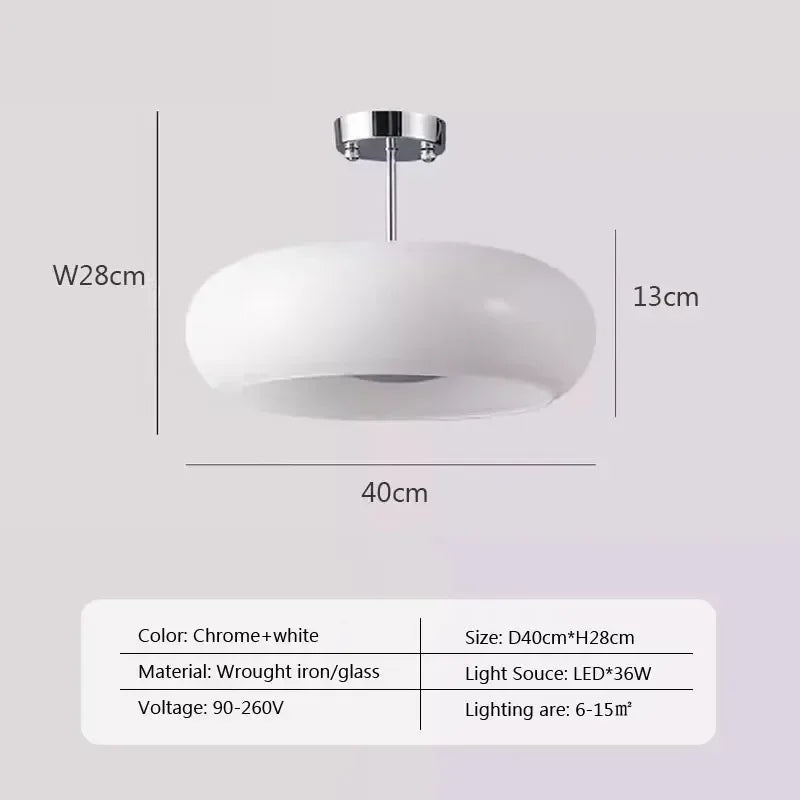 Retro ceiling light Bedroom Dining Room Antique Orange glass light France Style Medieval dining room Bauhaus yellow