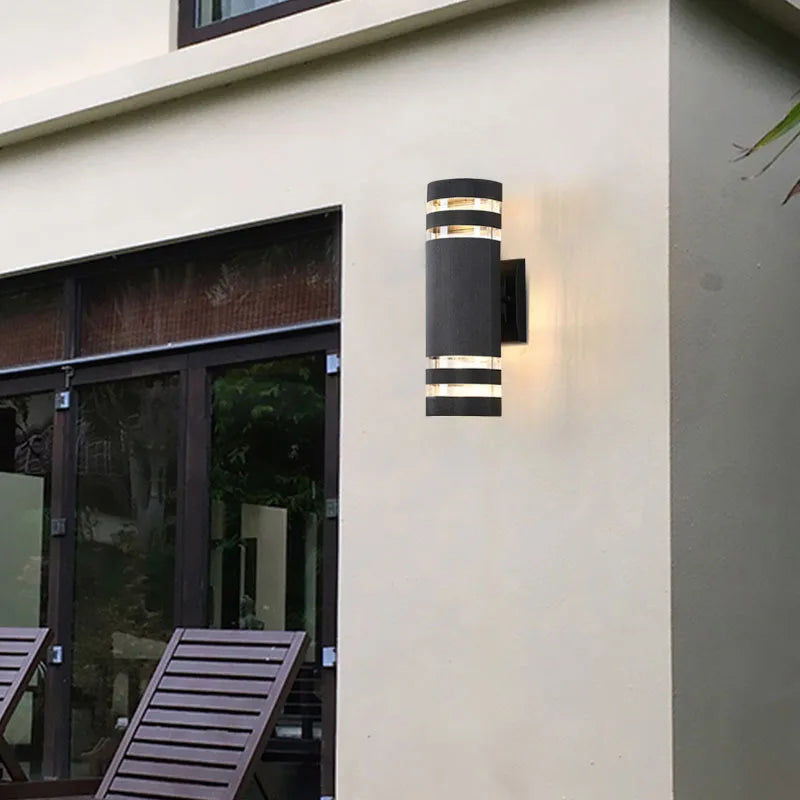 Applique Murale Extérieur Classique LED Cylindre