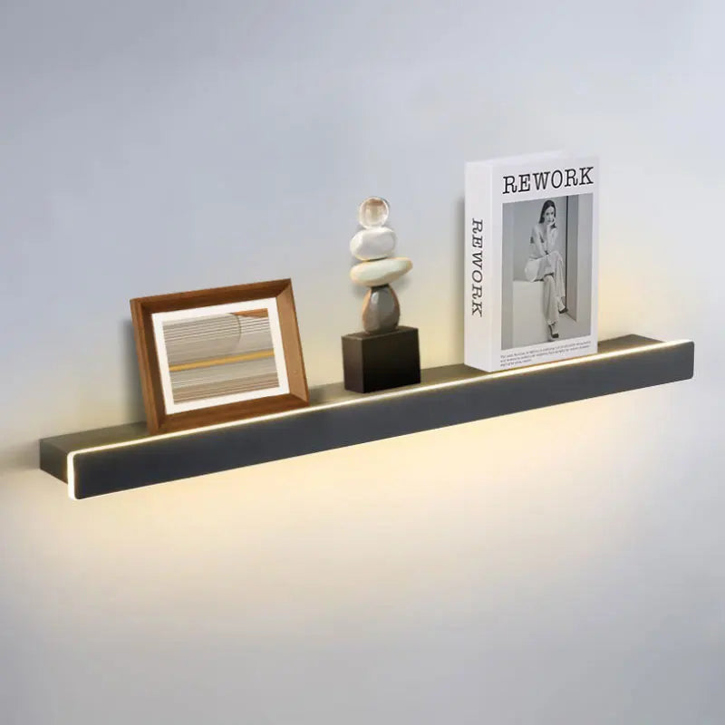 Applique Murale En Étagère Éclairé Par Des LEDs Élégante

