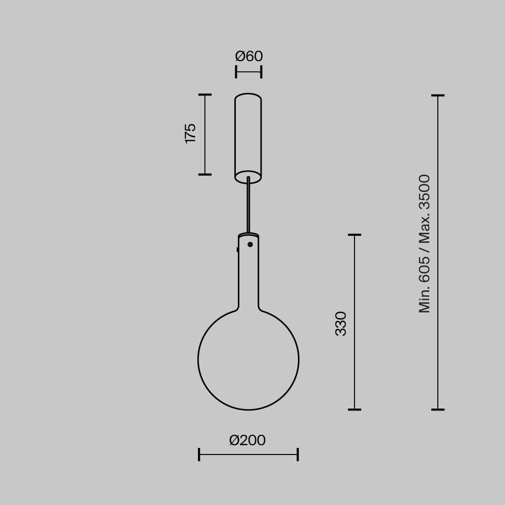 Suspension Luminaire | NEBULA (Globe)
