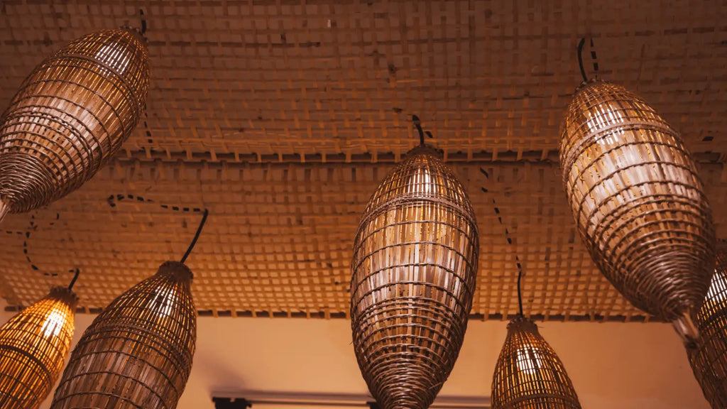Styles et designs de suspensions en bambou