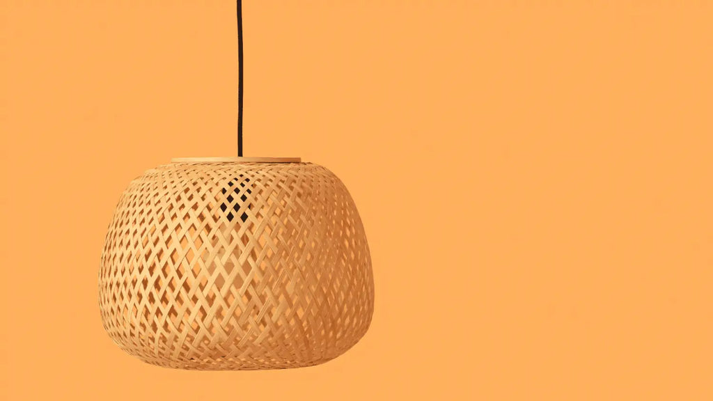 Focus sur la suspension rotin Screen Marketset