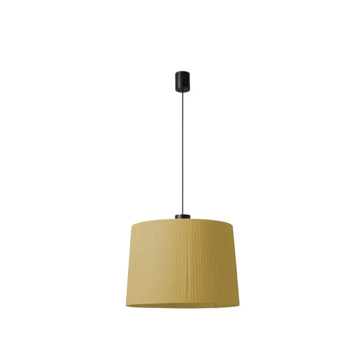 Abat-jour enrubanné Samba Ø 40 cm jaune de Faro Barcelona