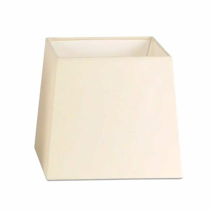 Grand abat-jour textile 32 × 27 cm, H 30 cm beige de Faro Barcelona