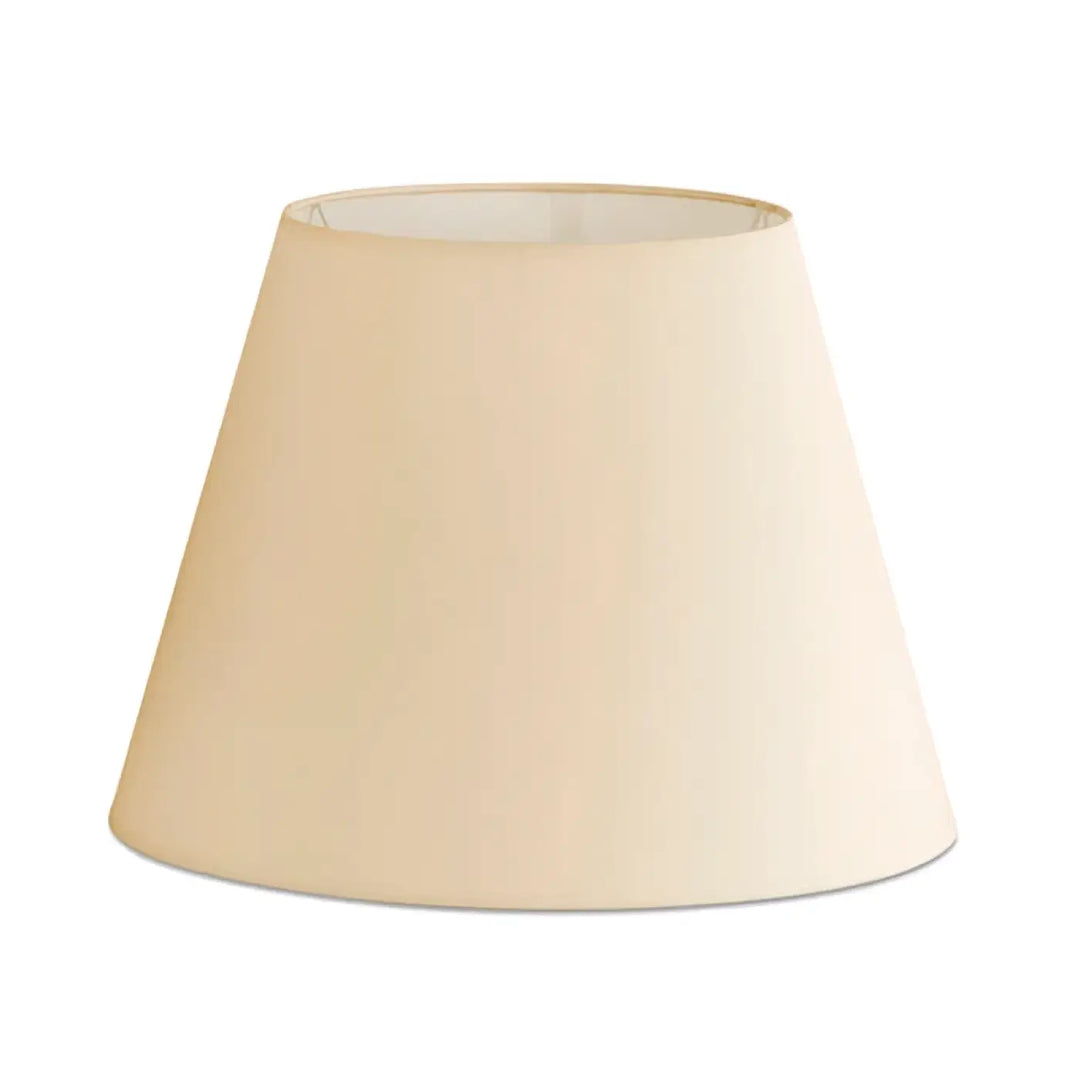 Grand abat-jour textile Ø 40 / 24 cm, H 29 cm beige de Faro Barcelona