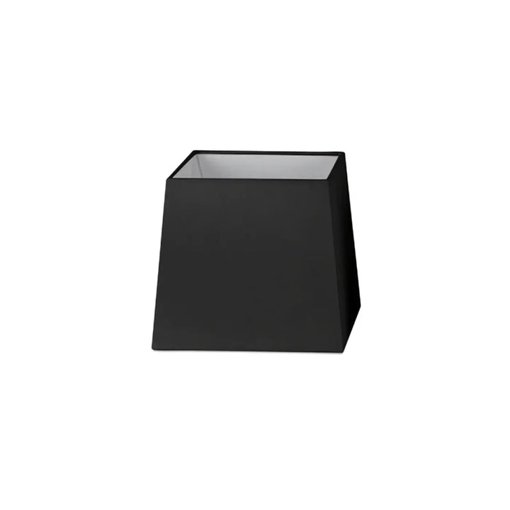 Abat-jour textile 19 × 16 cm, H 17 cm noir de Faro Barcelona