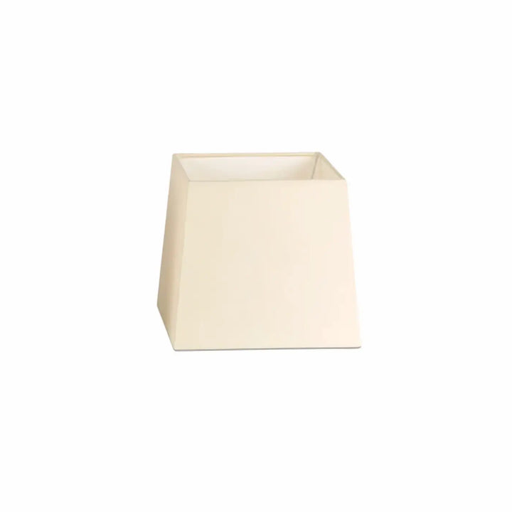 Abat-jour textile 19 × 16 cm, H 17 cm beige de Faro Barcelona