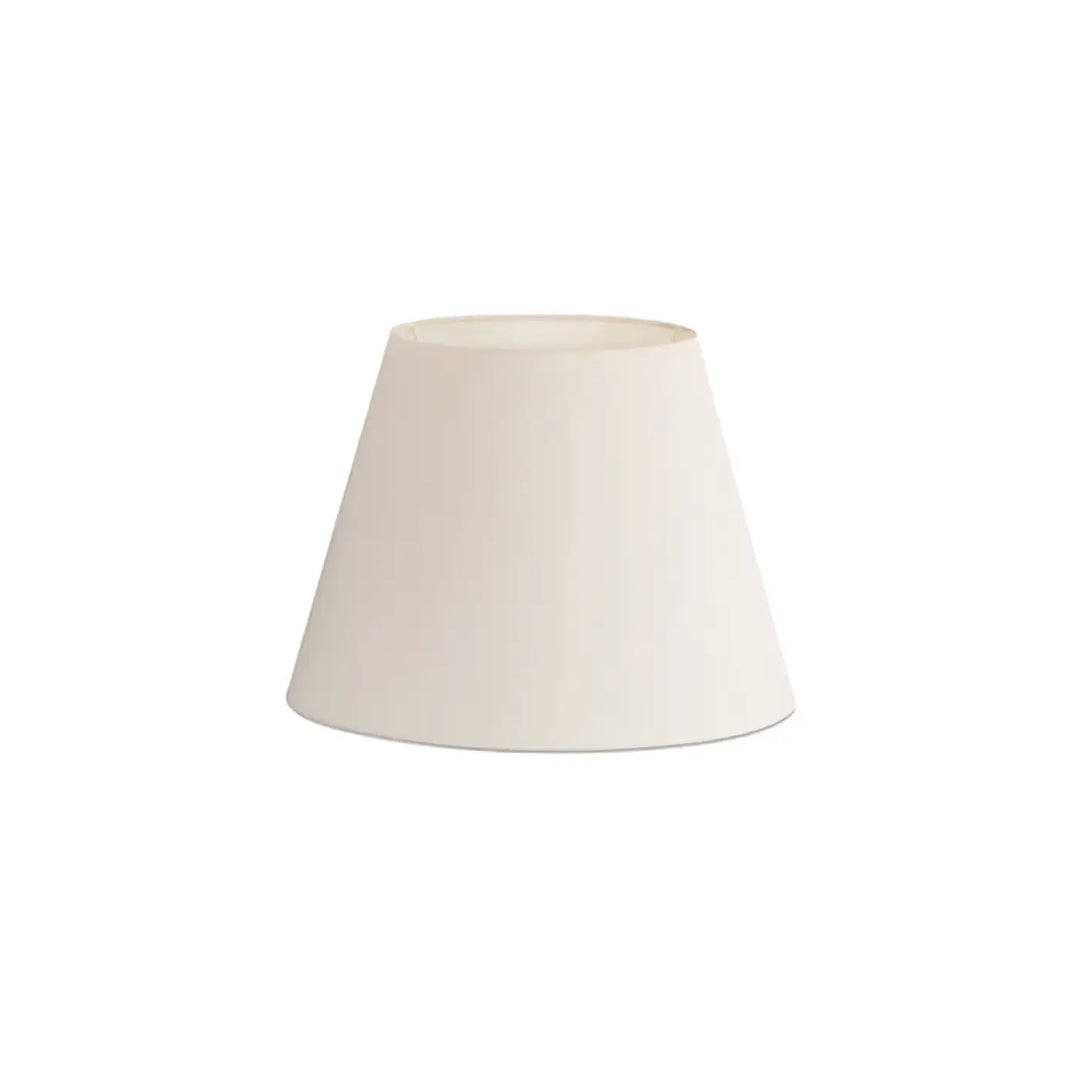 Abat-jour textile Ø 22 / 13 cm, H 16 cm blanc de Faro Barcelona