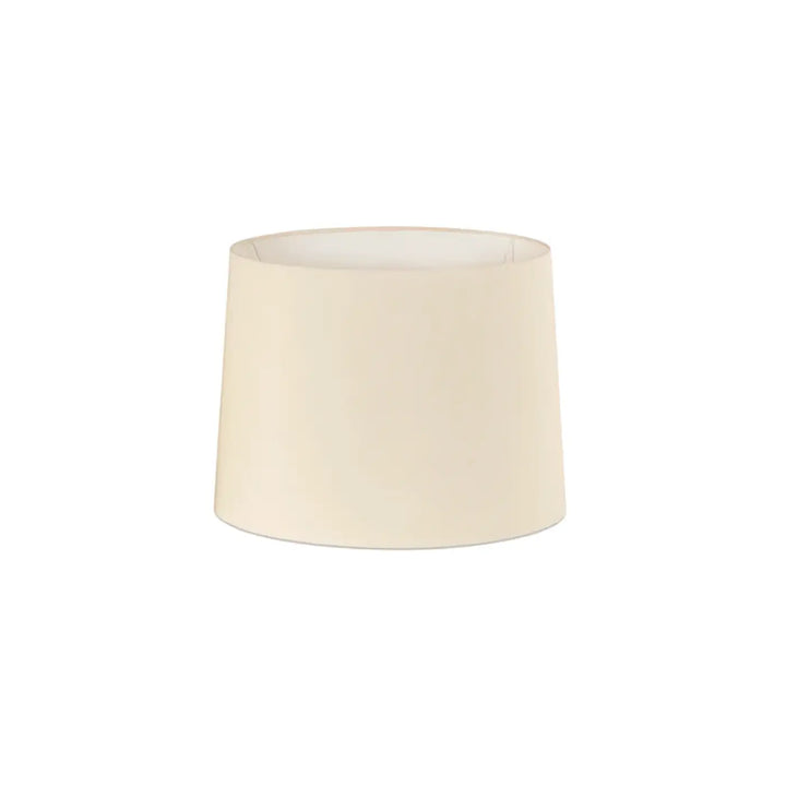 Abat-jour textile Ø 21,5 / 19 cm, H 16 cm blanc de Faro Barcelona